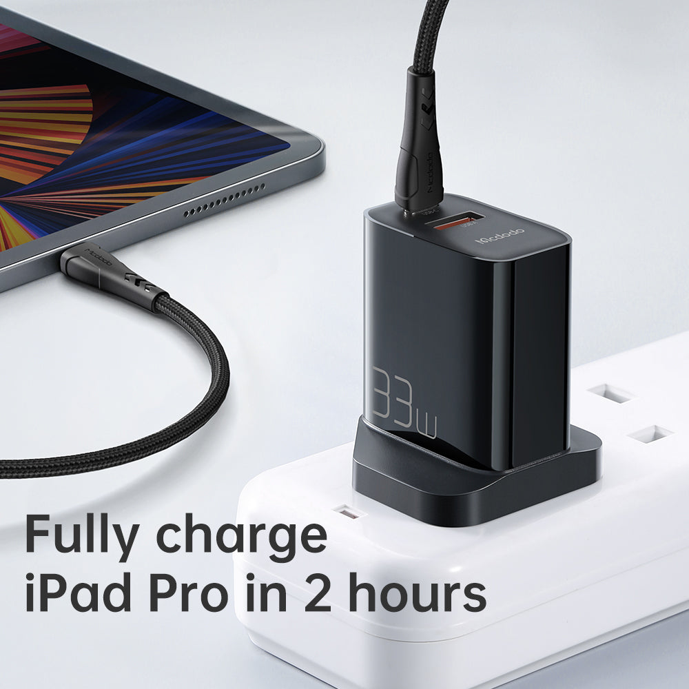 MCDODO 33W PD & Quick Charge 3.0 Charger + USB-C to C Cable for Xiaomi/Huawei/Samsung/iPhone