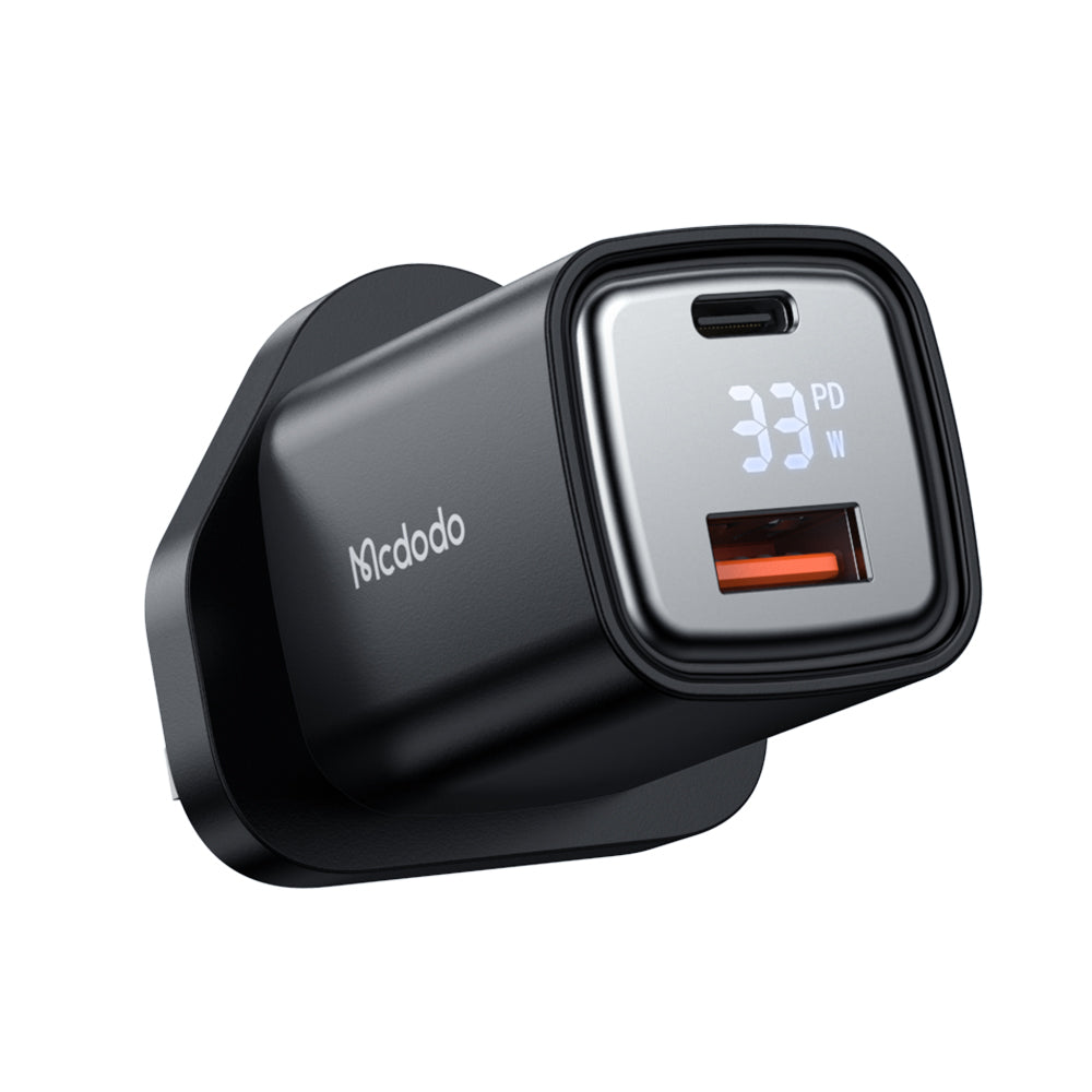 MCDODO 33W PD + QC Dual USB Wall Digital Display Charger