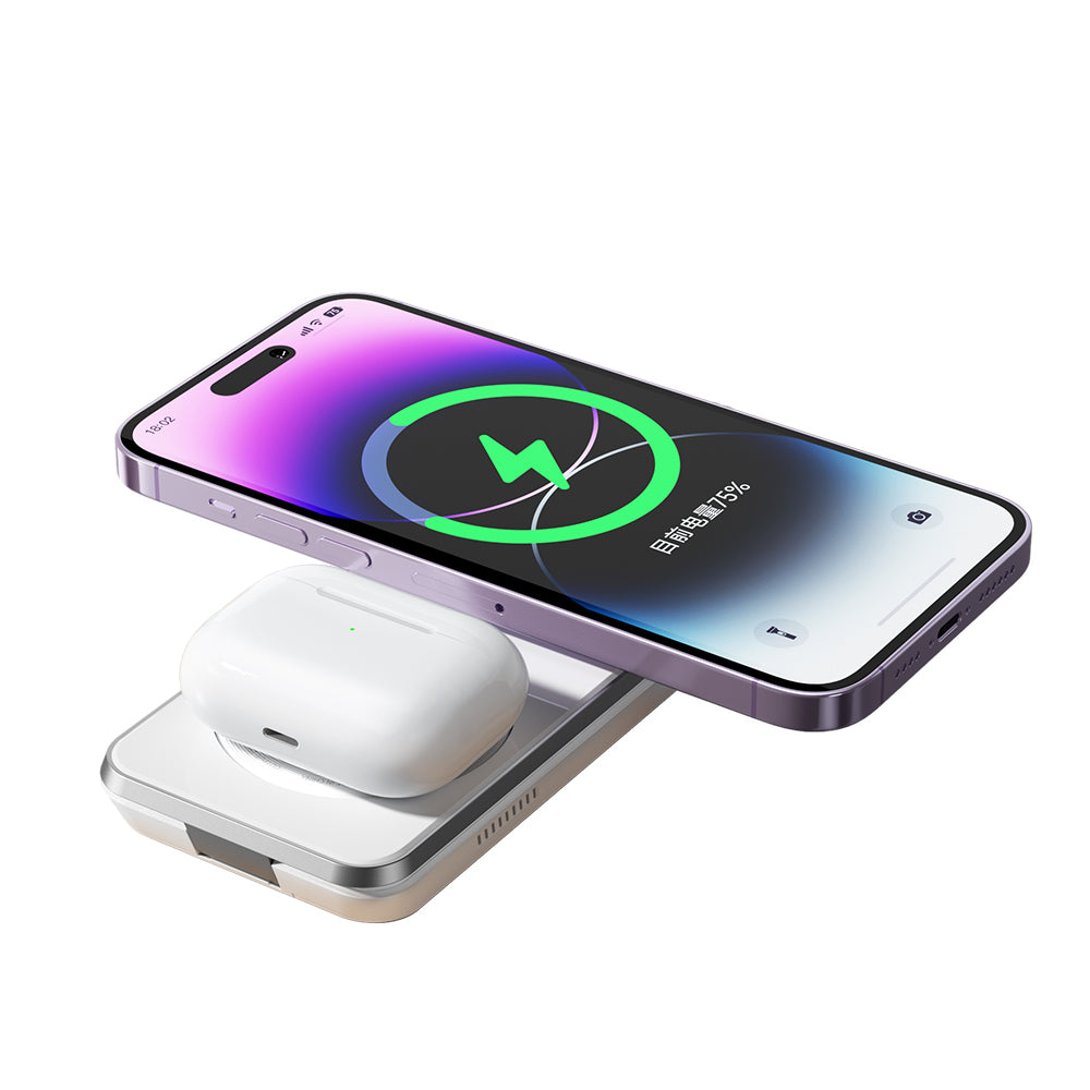 MCDODO 3 in 1 Foldable Magnetic Wireless Charging Stand 25W Max